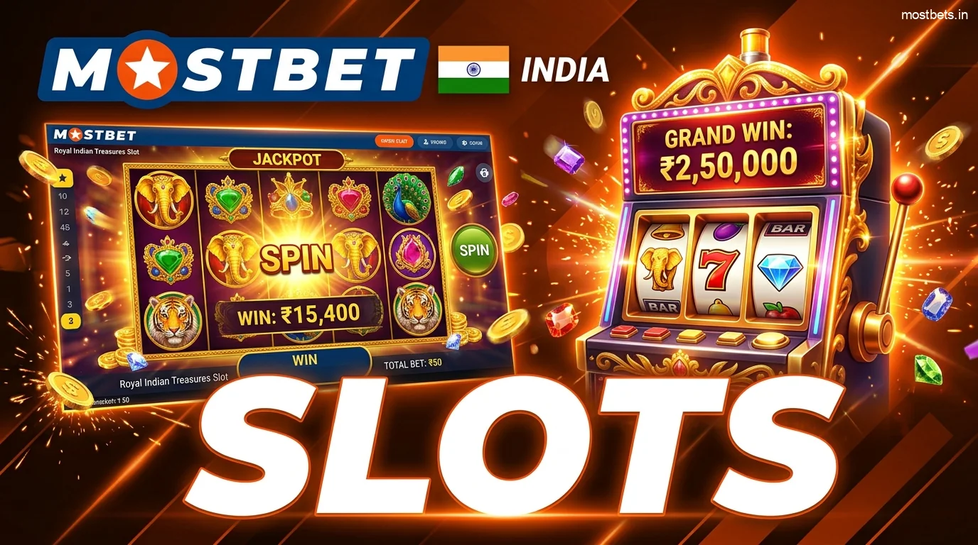 Play slots for real money at Mostbet India